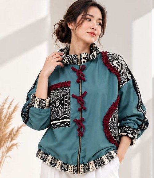 Jaket Oversize Etnik Tosca Batik