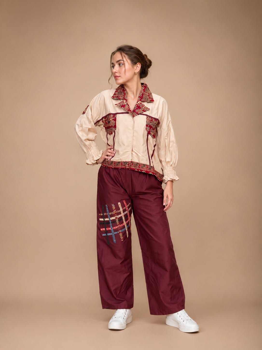 One Set Cream Maron