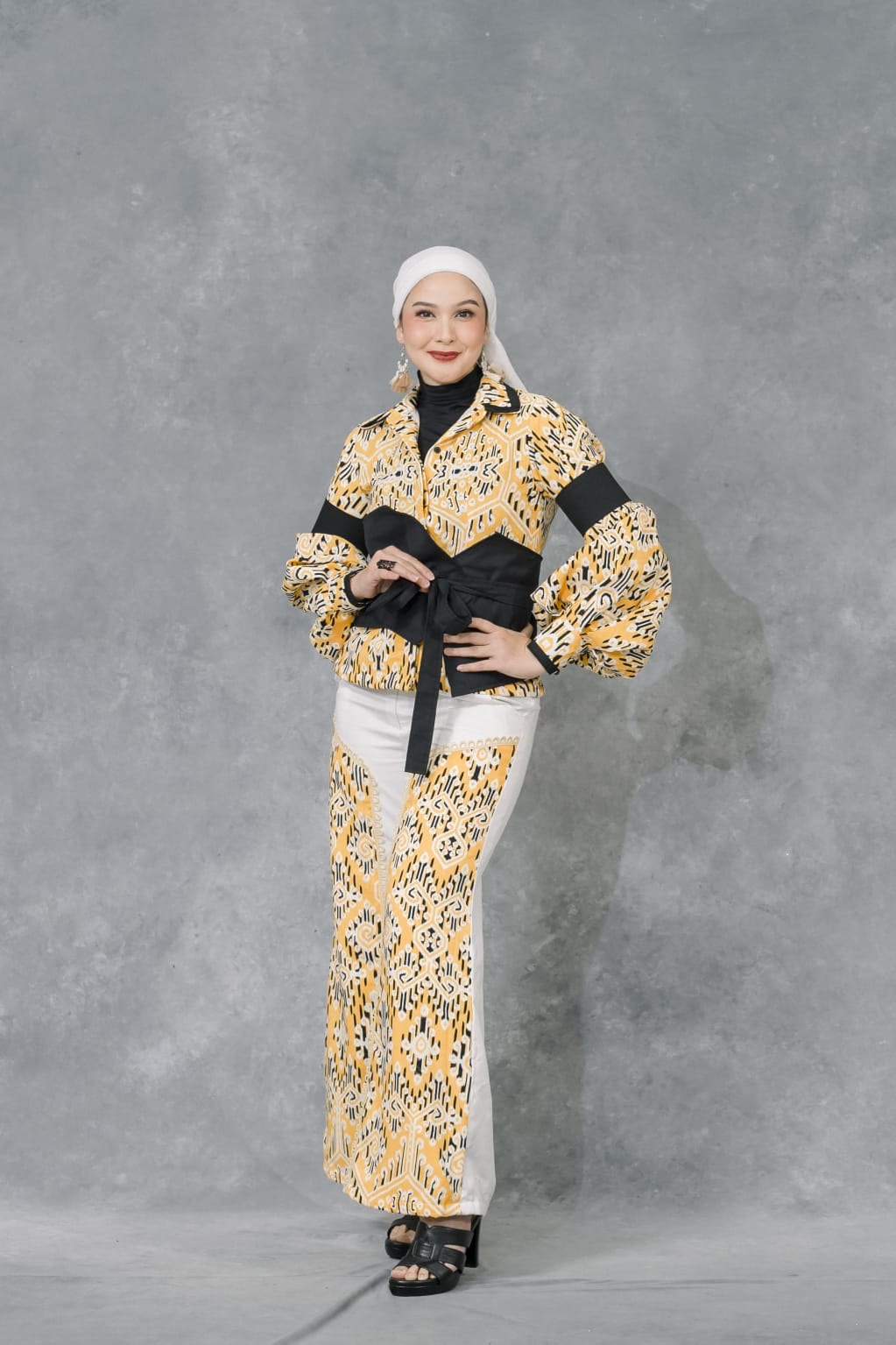 One Set Songket Kuning