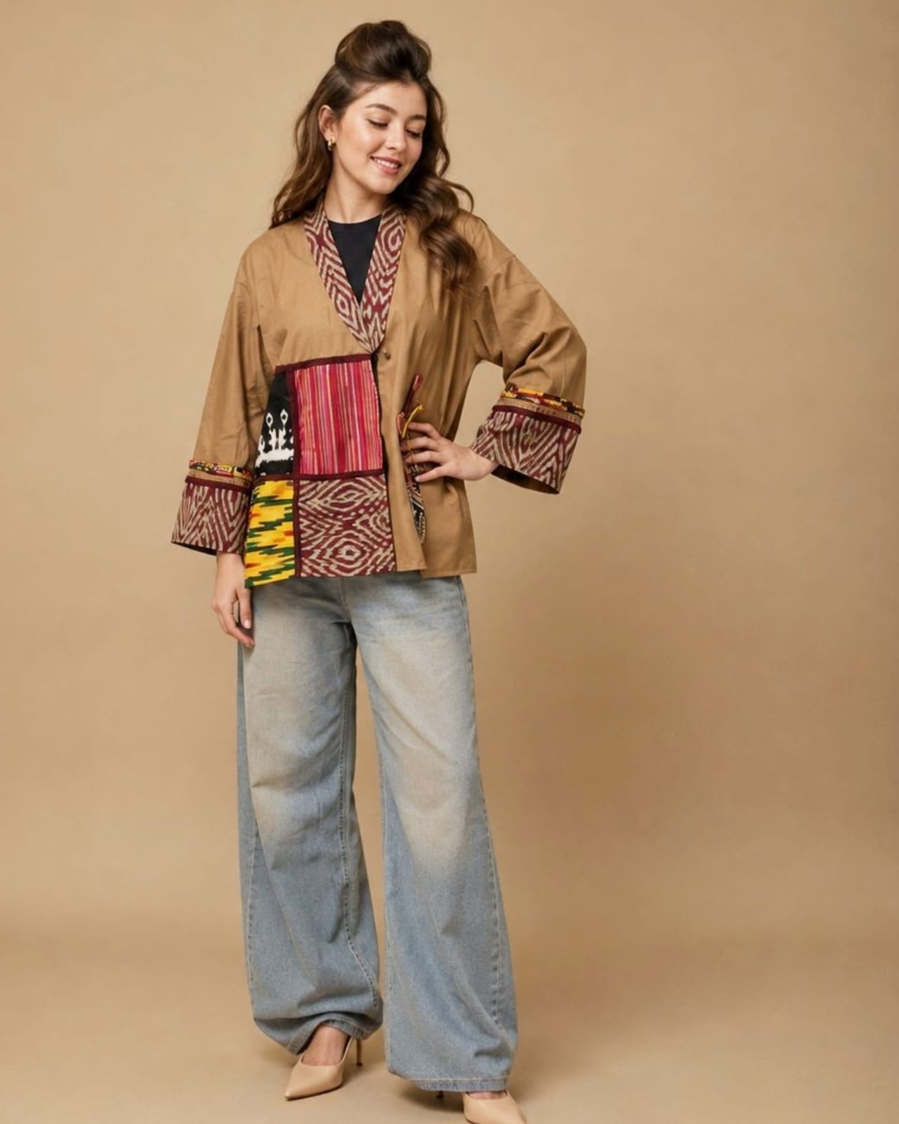 Outer Etnik Coklat